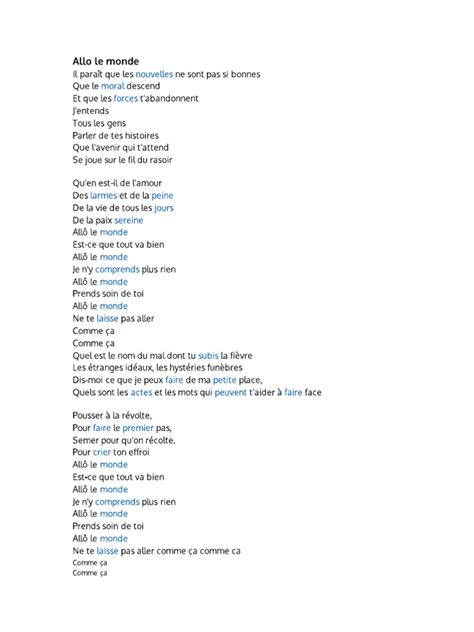 3 Allo Le Monde | PDF