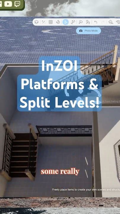 InZOI Tutorial: How to use platforms and create split levels! # ...