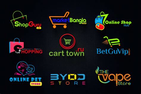 Modern Shopify Ecommerce Logo Design