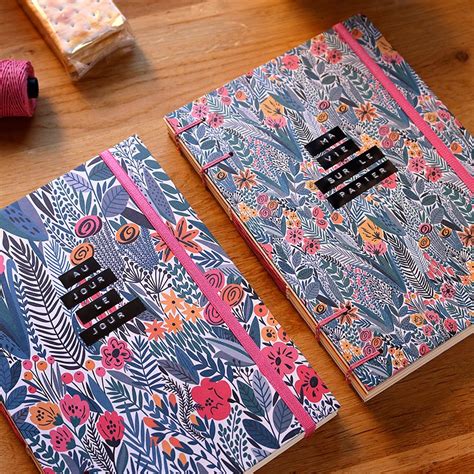 Carnet artisanal de notes (A5) avec petit message personnalisé