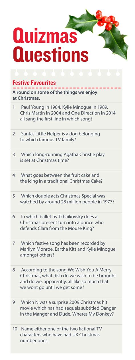 Christmas Trivia For Adults - 11 Free PDF Printables | Printablee