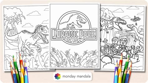 Free Jurassic World Coloring Pages