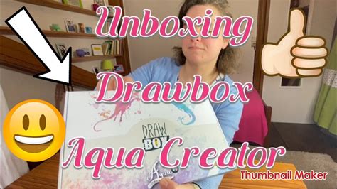 Unboxing de la Nouvelle DRAWBOX de TUTODRAW [AQUA CREATOR] +dessin ...