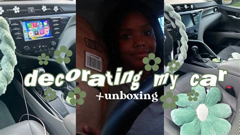unboxing + decorating my car ! - YouTube