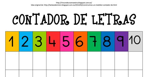 Contador de letras.pdf | Contador de letras, Lectura y escritura ...