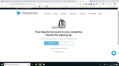 Crear una cuenta en VideoScribe 2020