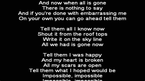 James Arthur - Impossible Lyrics (X Factor Winner) - YouTube