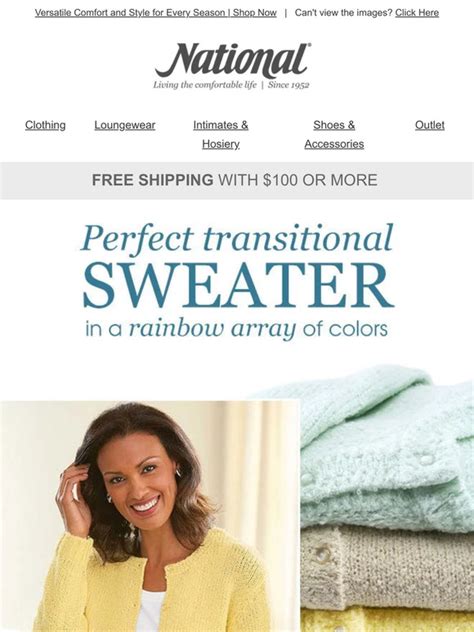 ShopNational: The Perfect Transitional Sweater: In A Rainbow of Color ...