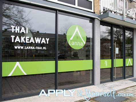 window stickers, branding, logo, store front, window decals ...
