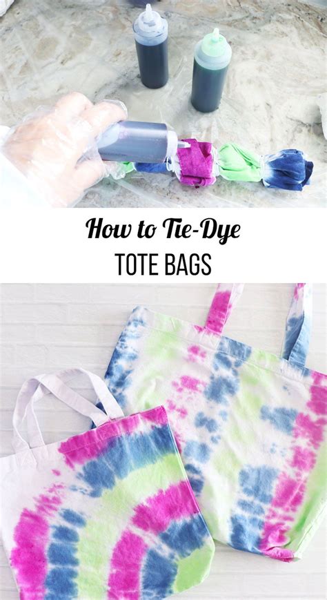 How to Tie-Dye Tote Bags | How to tie dye, Tie dye bags, Tie dye ...
