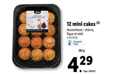 Promo 12 Mini Cakes Deluxe chez Lidl - iCatalogue.fr