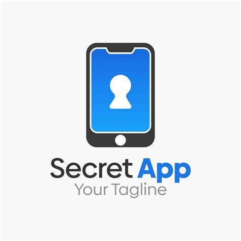 Secret App Logo Design Template. Good for Business, Agency, Community ...