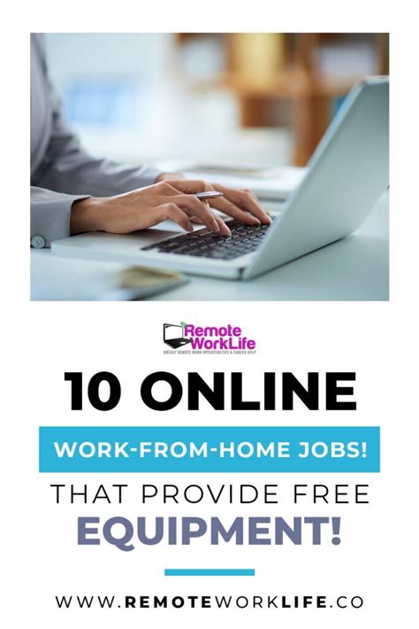 10 Online Work-From-Home Jobs That Provide FREE Equipment! – Remote ...