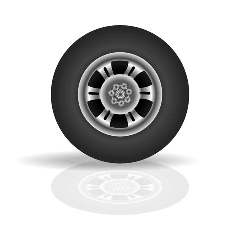 beautiful car tire design vector illustration 18725219 Vector Art at ...