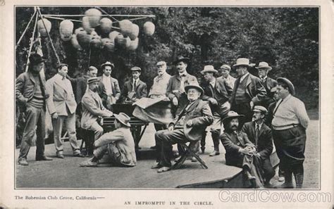 The Bohemian Club Grove - Impromptu in the Circle Monte Rio, CA Postcard