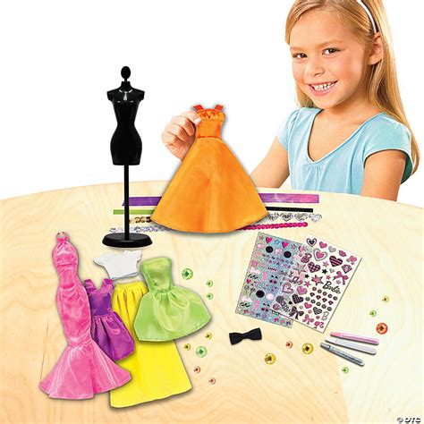 XBarbie Be a Fashion Designer Doll Dress Up Kit, 5 Outfits | Oriental ...