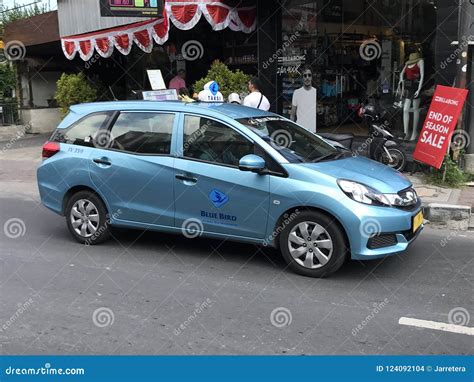 Blue Bird Taxi editorial stock image. Image of traffic - 124092104