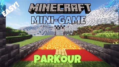 Minecraft Mini-Game : Parkour Edition! 🏃‍♂️‍➡️💥 DIY Parkour Adventure