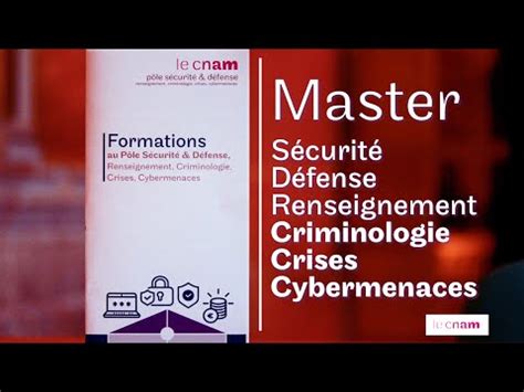 Cnam Bretagne - Master et Bac +5 - Master Criminologie parcours ...