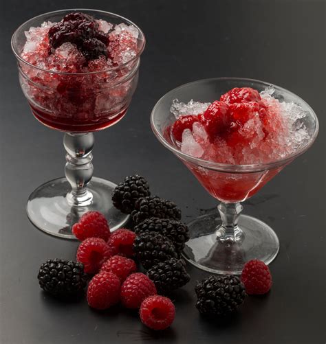 Shave Ice with Fresh Berry Sauce Recipe