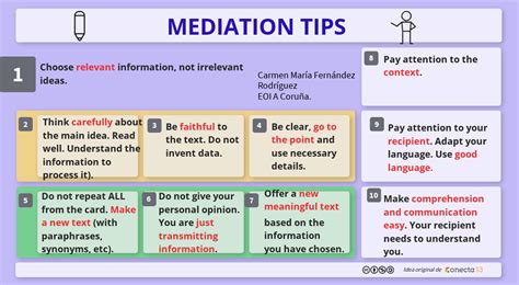 Mediation tips