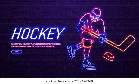 1,679 Neon Hockey Images, Stock Photos, 3D objects, & Vectors ...