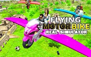 Flying Motorbike Real Simulator 🕹️ Play Now on GamePix