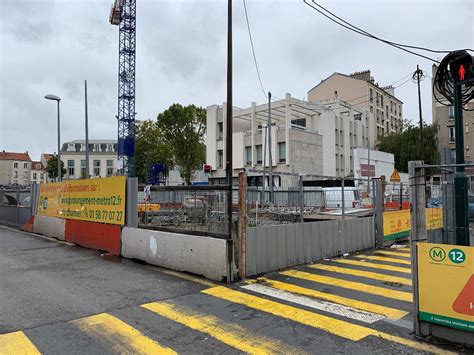 Mairie d'Aubervilliers Metro Station (Line 12) (Aubervilliers, 2022 ...