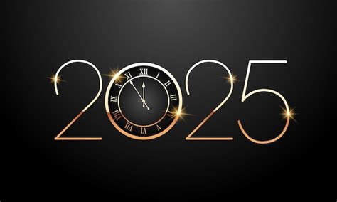 Bonne Année 2025, Design D'arrière-plan, Carte De Vœux, Bannière ...