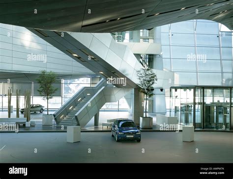 Interior, BMW Welt (BMW World) exhibition centre in Munich, Bavaria ...