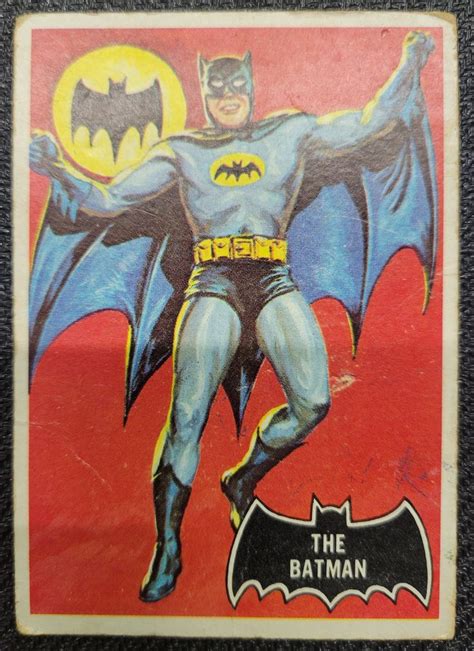 1966 Batman Cards - The Batman #1 (1) | Batman 1966, Batman, Batman tv show