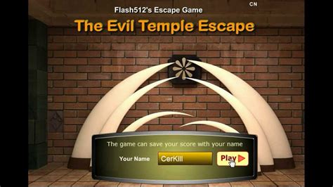 Flash512 The Evil Temple Escape Walkthrough - YouTube