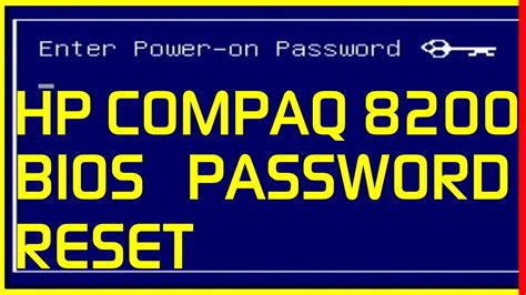 HP Compaq 8200 Elite CMT Power-On Password reset 4K Ep.400