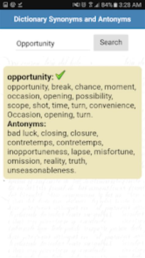 Dictionary Synonyms Antonyms for Android - Download