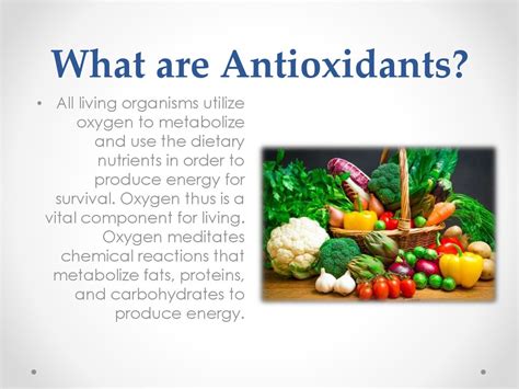 Antioxidants - online presentation