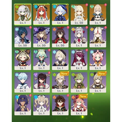 [NA] [INSTANT] Genshin Impact C2 Furina + Nahida + Nilou + C1 Jean AR5 ...