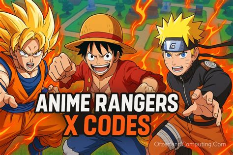 Roblox Anime Rangers X Codes (October 2025) 150 NEWEST Codes!