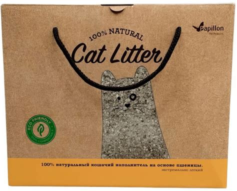 Наполнитель Papillon Eco Friendly Cat Litter для кошек, экологичный ...