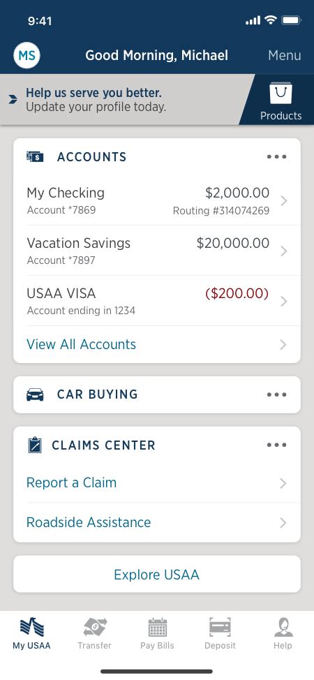 Send Money on USAA Mobile App | USAA