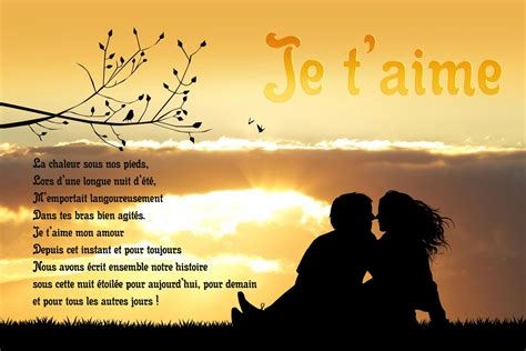 Cartes virtuelles poeme je t aime - Joliecarte