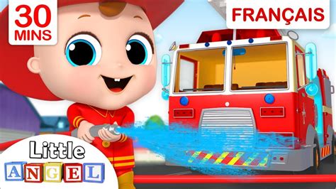 Le Camion de Pompier - AU FEU - Comptines pour bébé et Chanson pour enfants