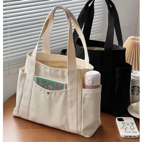 College Canvas Tote Bags for Work and Students