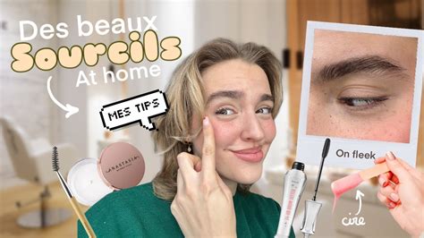 Comment je fais mes sourcils à la maison?(épilation + makeup)