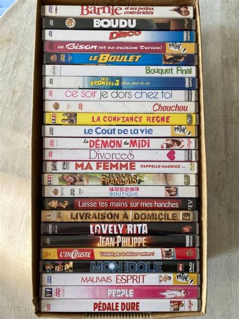 Lots de dvd d'occasion ( cartons de 25 ) Destockage Grossiste