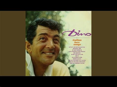 Dean Martin [1962] - Dino Italian Love Songs - YouTube