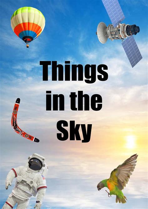 80+ Things in the sky list and free pictures (PDF)