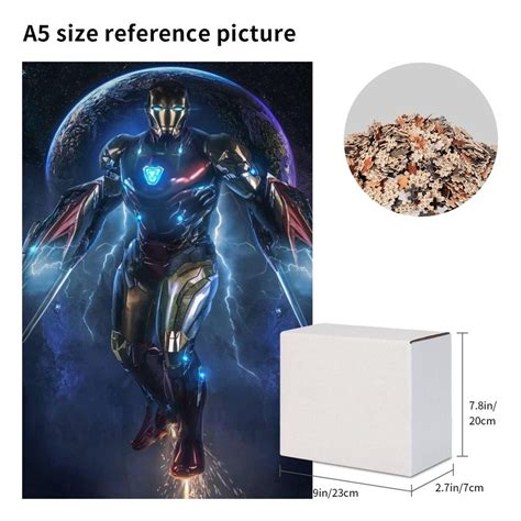 Marvel Iron Man Hot Sale 1000 Pieces Jigsaw Puzzle DIY Unique Puzzle ...