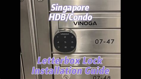 LetterBox Digital Lock SG SELLER 🇸🇬 VINOGA WT Letter Box Lock HDB ...