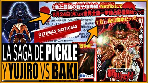 PICKLE AND BAKI VS YUJIRO'S ANINE FOR THIS YEAR 2023 JULY AND AUGUST ON NETFLIX