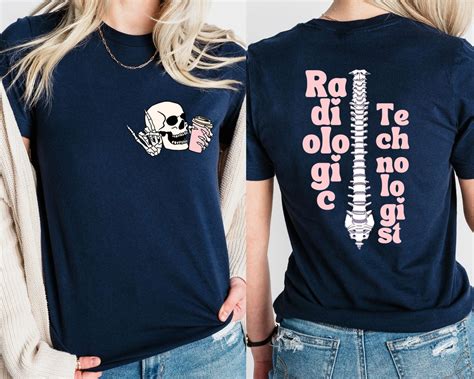 Radiology Skeleton Shirt, RAD Tech Shirt, Radiology Graduation Gift ...